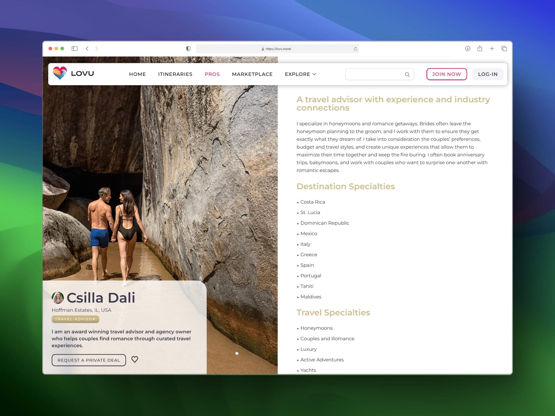 LOVU travel professionals